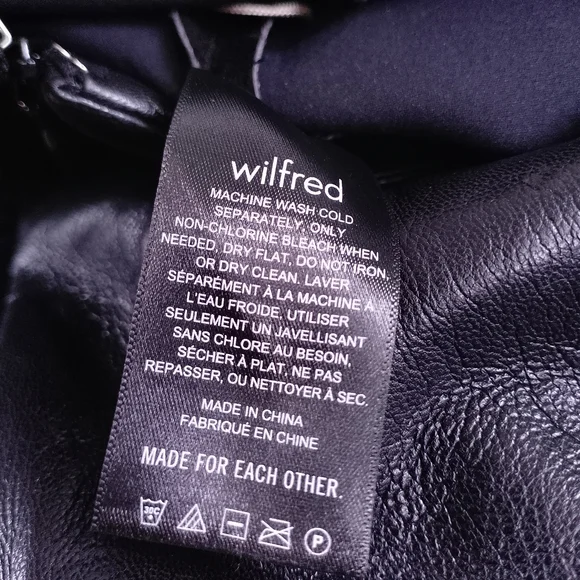 WILFRED Faux Leather Skirt - Picture 9 of 9